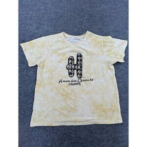 J L Tie Dye T-Shirt Sequin H Graphic Tee 100% Cotton Short Sleeve Women